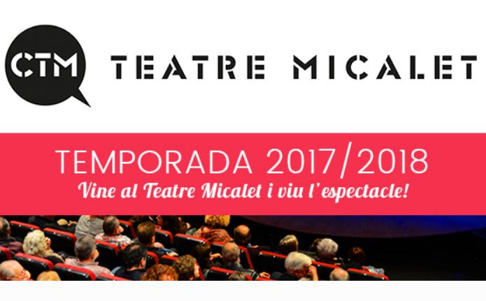 Cartel del Teatre Micalet