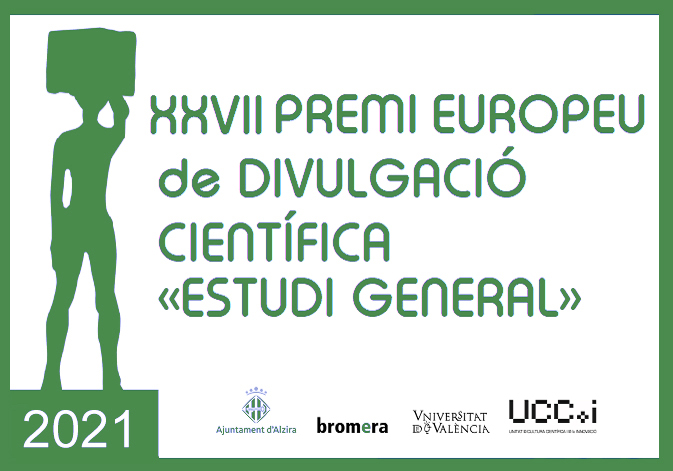 cartell anunciador XXVII Premi Europeu de Divulgació Científica «Estudi General»