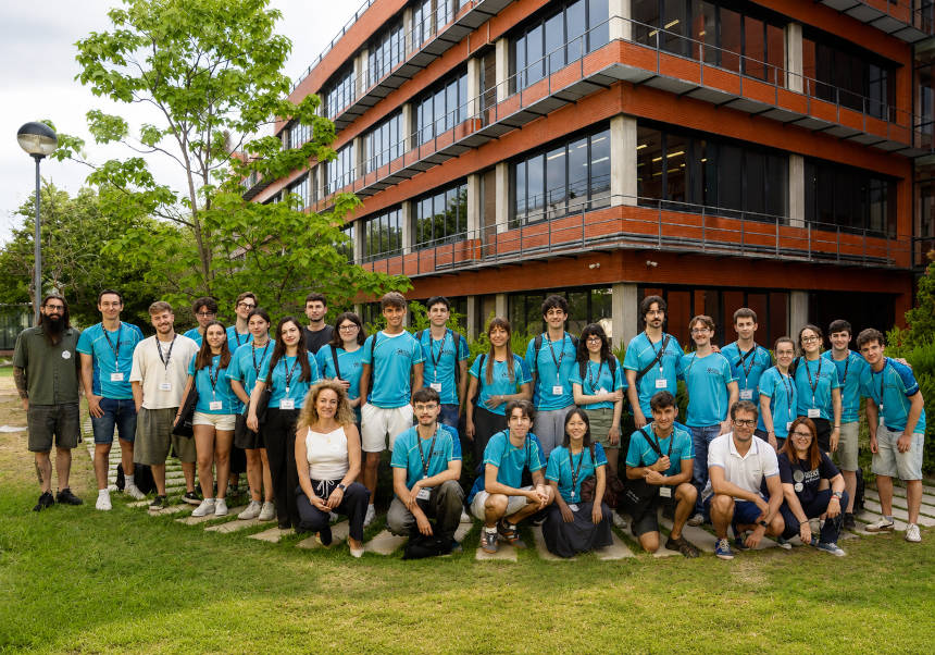 El estudiantado participante en el sexto Campus de Verano del ICMol.