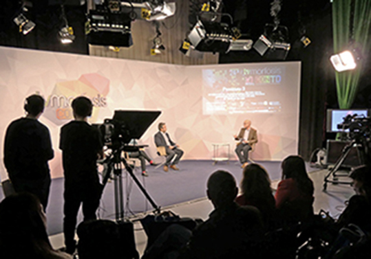 Imatge d'una sessió de TVMorfosis