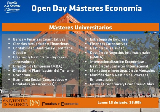 Open Day Màsters Economia