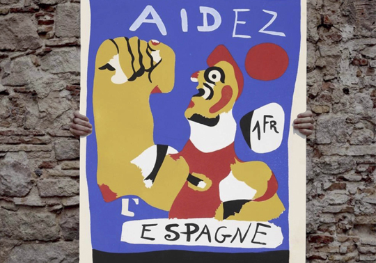 Supportive poster with the Second Spanish Republic.