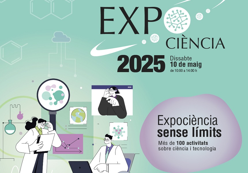 Celebración de Expociència 2025 el sábado 10 de mayo.