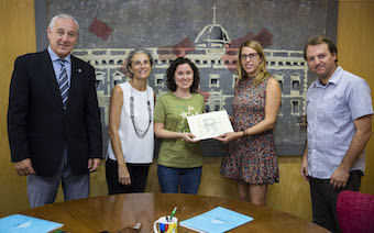 Ramón López, Amparo Pérez, Maite Almela, Alba Soler and Jaume Durà