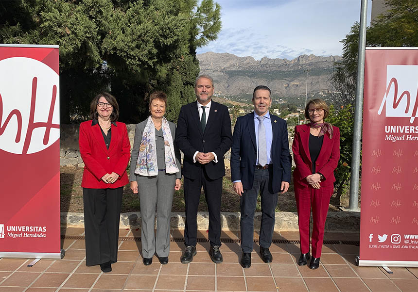 Rectores y rectoras de la universidades públicas valencianas