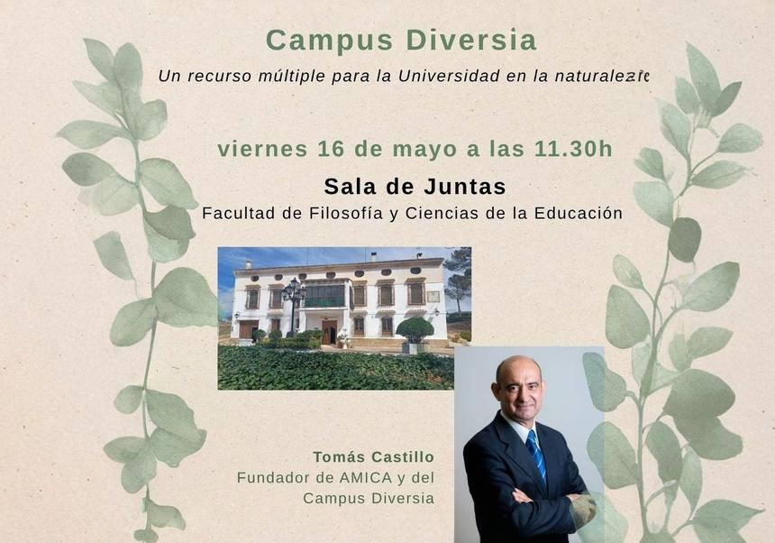 Cartel sobre campus DIVERSIA