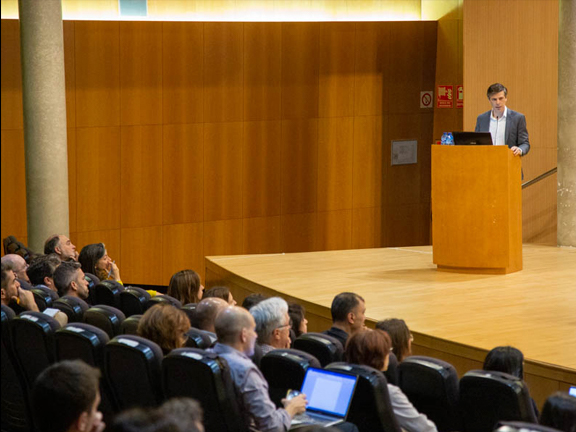 Rafael Sebastián, Director general de Ciencia e Investigación de la Generalitat Valenciana, presenta las novedades del Programa de I+D+I de la Generalitat. (31/05/2024)
