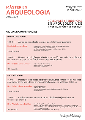Videoconferències Màster Arqueologia
