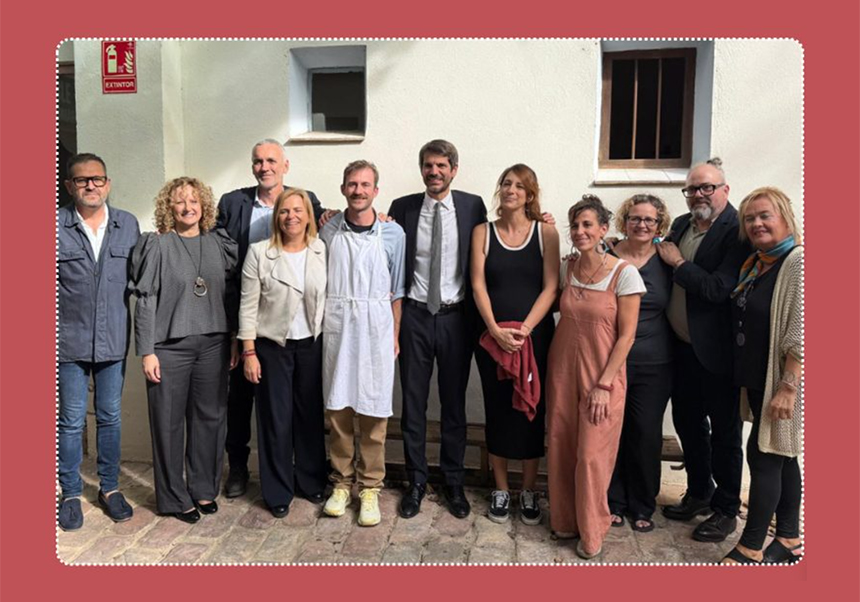 Visita del ministre de Cultura