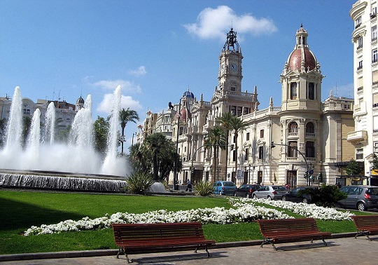 Plaza Ayuntameinto de València (cc)