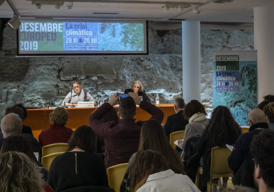 Un moment de la sessió de Café amb Projectes de l'any passat. Foto: Miguel Lorenzo.