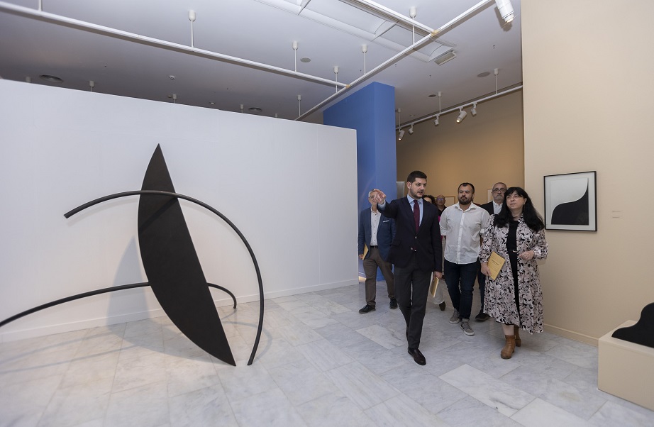 Inauguració de l'exposició 'Andreu Alfaro. Dibuixar l'espai'