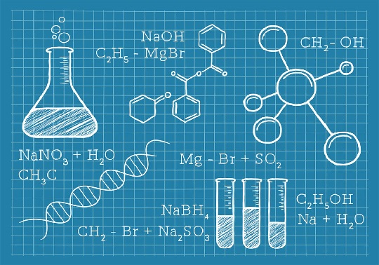Imatge components química orgánica