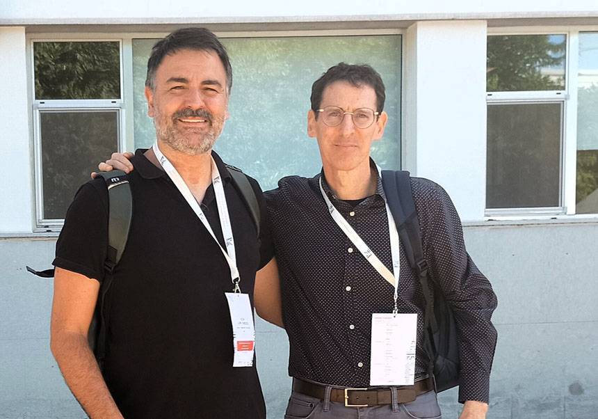 D'esquerra a dreta: Oscar Llopis i Pablo d'Este.
