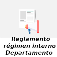 Reglamento de régimen interno del Departamento