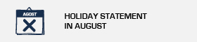 This opens a new window Holiday statement