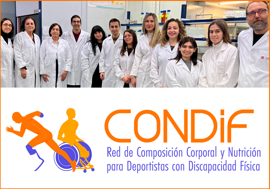 Integrantes del grupo Nutraliment de la UV que participan en la red Composición Corporal y Nutrición para Deportistas con Discapacidad Física (CONDiF).