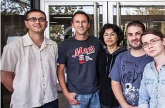 Algunos de lso organizadores de la Jornada.