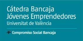 Logo of the Bancaja Chair for Young Entrepreneurs - University of Valencia.