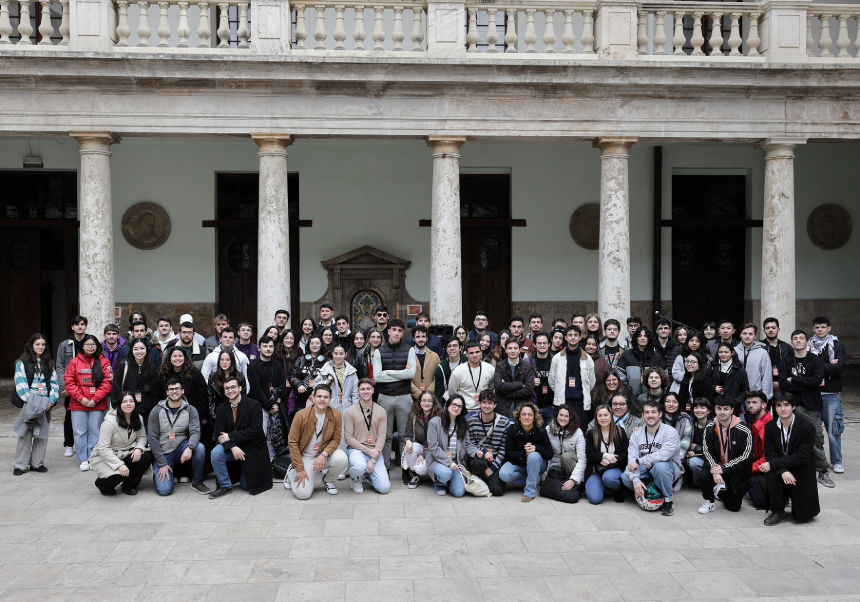 Participants en la VII Trobada de Representants d'Estudiants de la Universitat de València