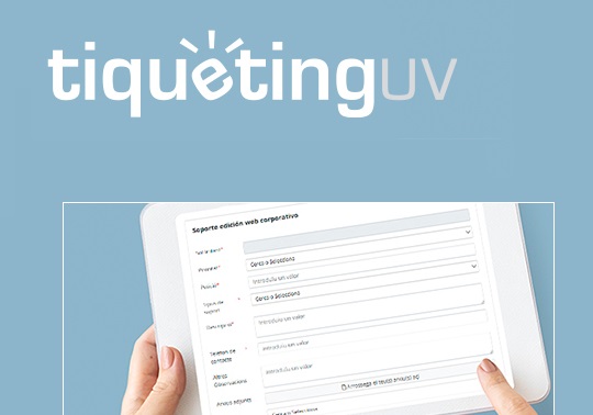Tiqueting UV eina de suport UV