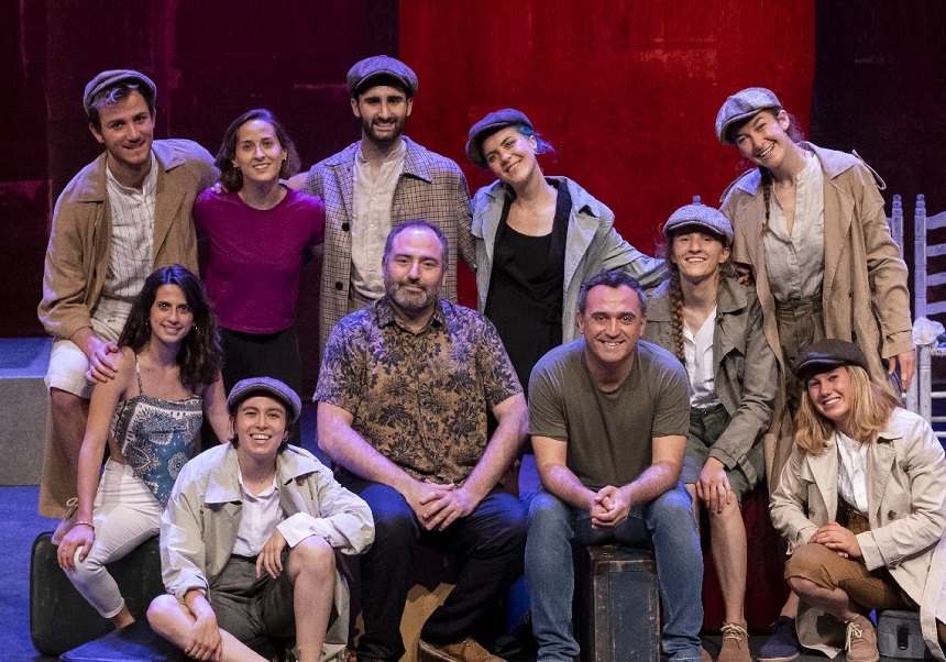 El equipo de la obra.
