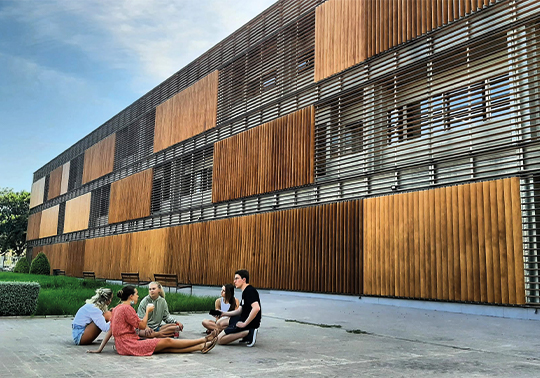 Estudiants al centre d'idiomes