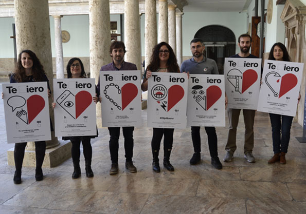 Participants en la presentació de la campanya.