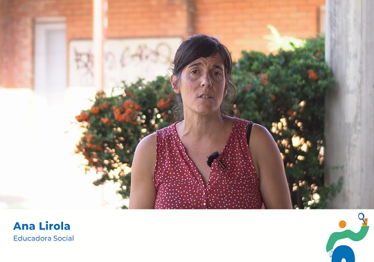 Ana Lirola, educadora social.