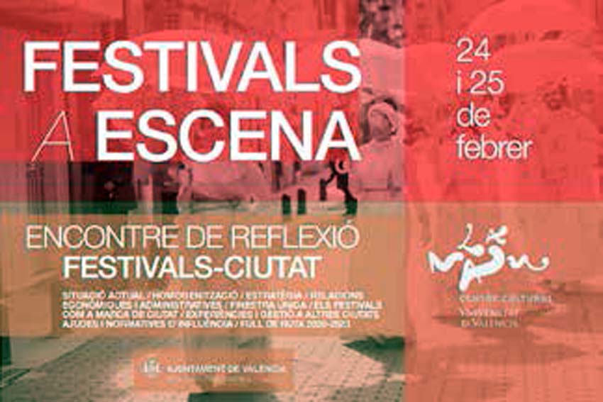 Festivals a Escena. Encontro de reflexión. 24/25-febrer-2020. Centre Cultural La Nau