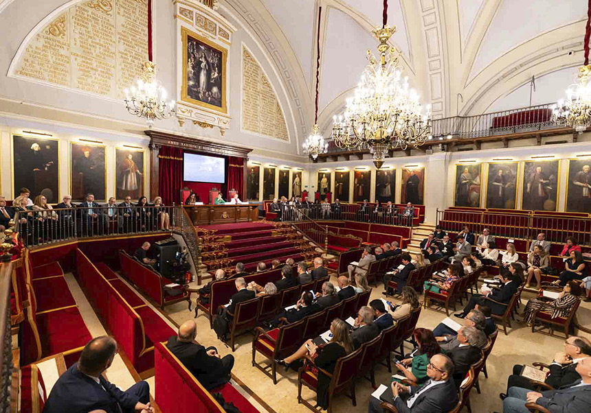 Commemorative event held in the Paraninfo (Main Hall)