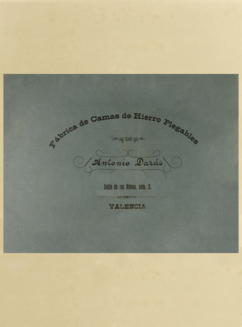  Catálogo Fábrica de camas de hierro plegables de Antonio Darás