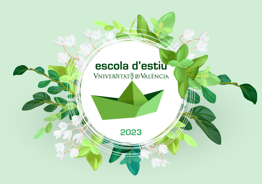 Imatge gràfica de l'Escola d'Estiu 2023.