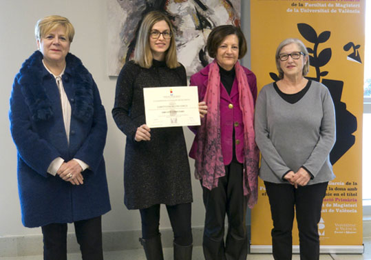 María Dolores de la Calle, Sara Zamarbide, María Teresa de la Vieja, Isabel Vázquez.