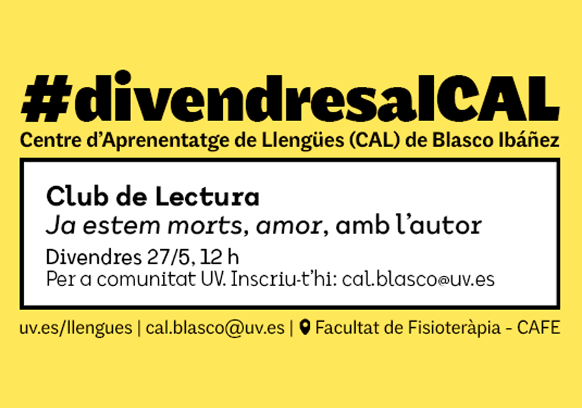 Nueva sesión del Club de Lectura del CAL de Blasco Ibáñez