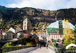 Vista de la ciutat d'Andorra la Vella