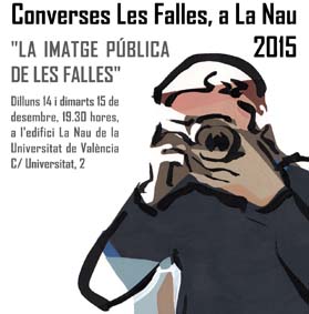 Detall del cartell de les Converses.