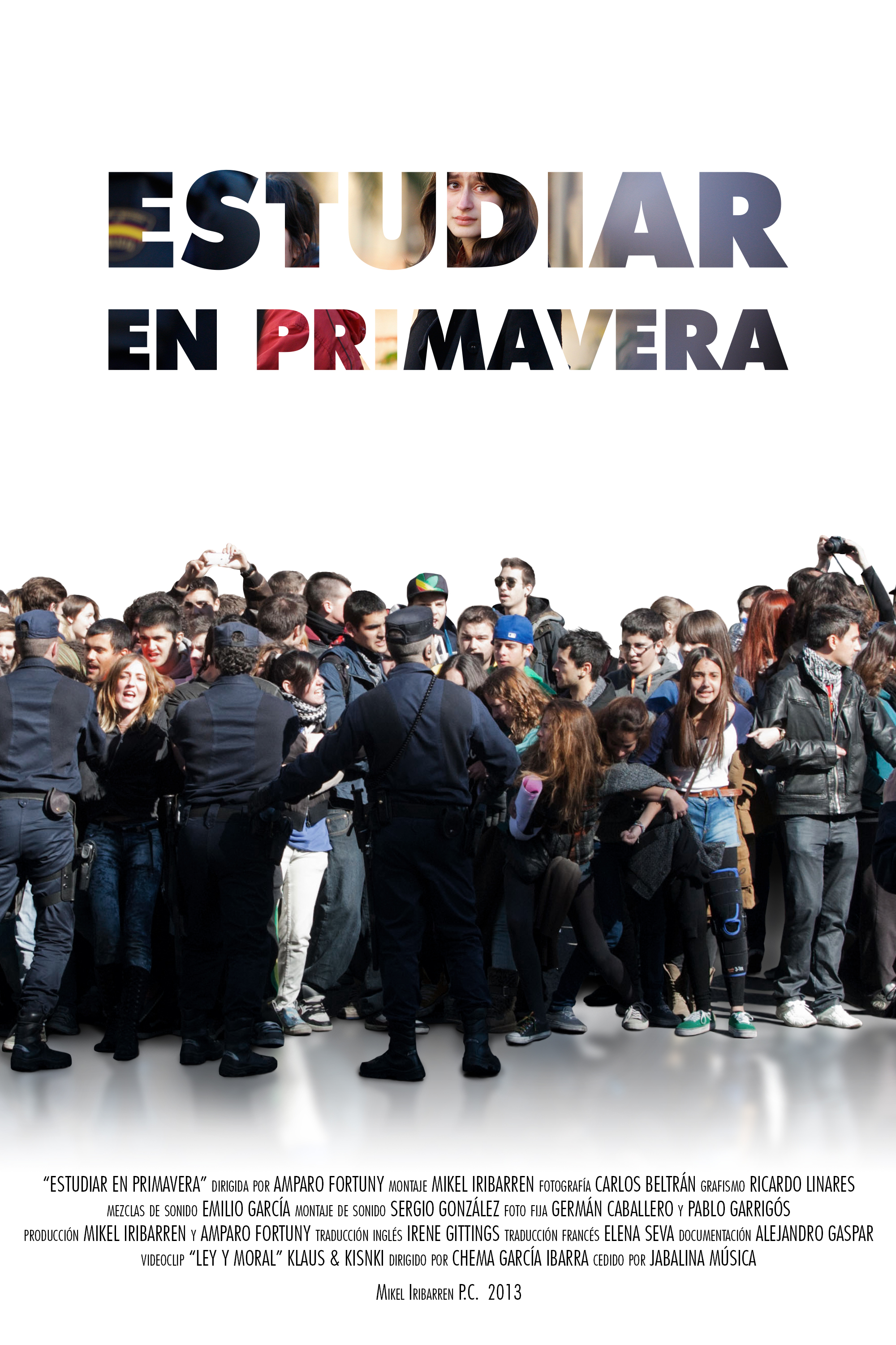 cartel Estudiar en primavera