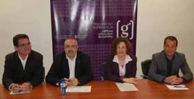 D'esquerra a dreta, Rafael Aliena, Joan del Alcàzar, Cristina Bataller i Vicent Mengual.