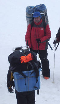 Antonio Camacho, en una expedició antàrtica.