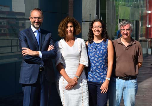 Joaquín Osca, Carmen Fernández, Nuria Ortigosa, Antonio Galbis.