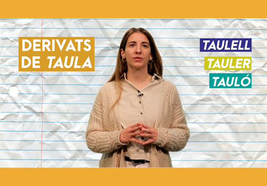 Ben dit! 45 Taulell - tauler - tauló
