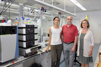 From left to right: Olga Pardo, Vicent Yusà and Guillermina Font.