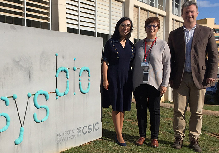 Nubia Grijalva, Emilia Matallana and Agustín Aranda