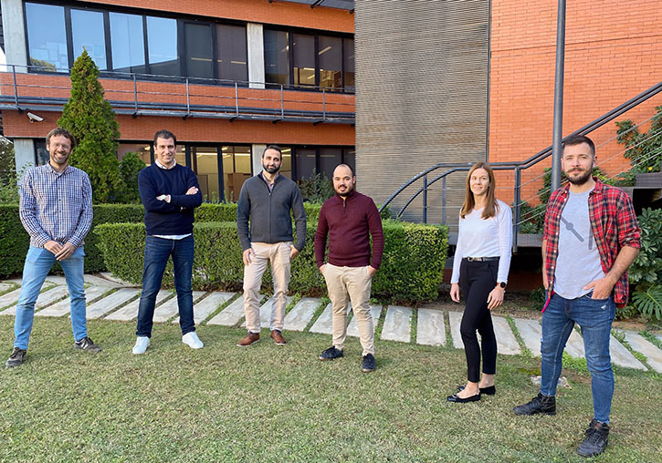 L'equip de Gonzalo Abellán en el projecte