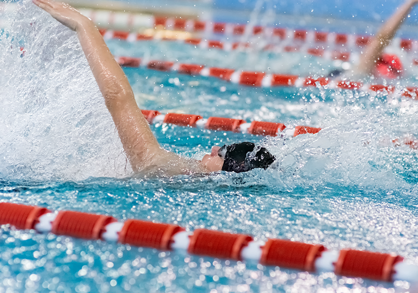 swimmer in the pool