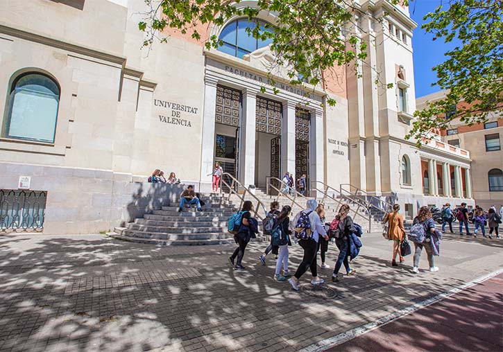 Facultad de Medicina de la Universitat de València.