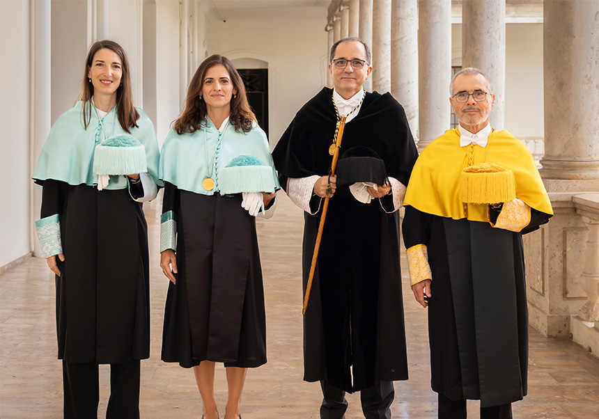 Rector Juan Luis Gandia, Pilar Serra i padrins. - imatge 0