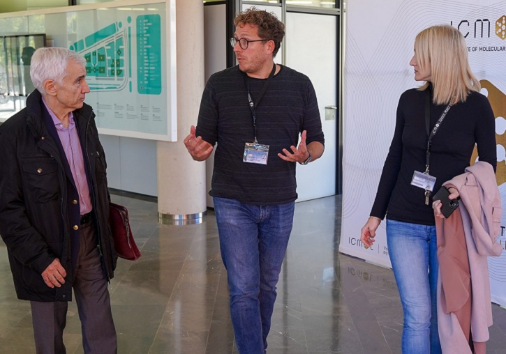 Jaume Martorell (izquierda), Guillermo Mínguez, Ruth Manzanares