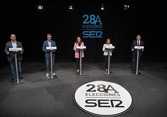 Candidatos i candidatas elecciones autonómicas 28 de Abril